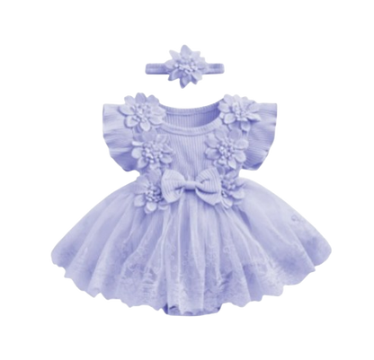 The Kamila - Baby Girl Ruffle Princess Dress