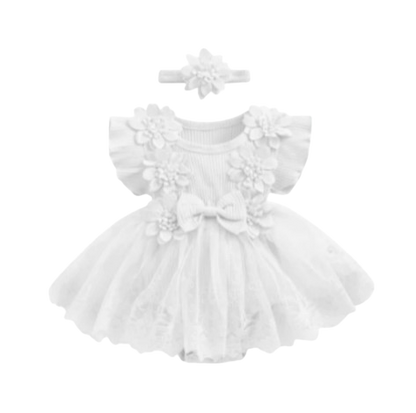 The Kamila - Baby Girl Ruffle Princess Dress