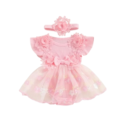 The Kamila - Baby Girl Ruffle Princess Dress