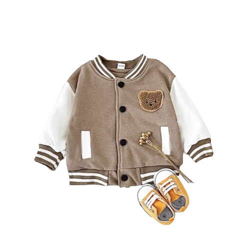 The Knox - Baby Boy Cartoon Bear Fleece Thick Jacket