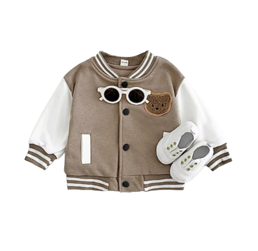 The Knox - Baby Boy Cartoon Bear Fleece Thick Jacket