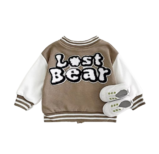 The Knox - Baby Boy Cartoon Bear Fleece Thick Jacket