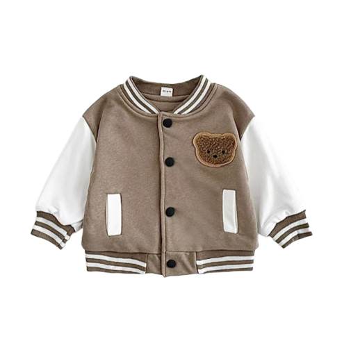 The Knox - Baby Boy Cartoon Bear Fleece Thick Jacket