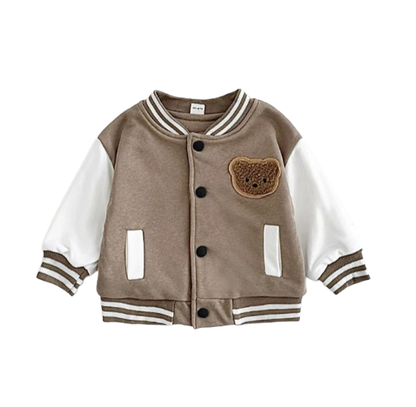 The Knox - Baby Boy Cartoon Bear Fleece Thick Jacket