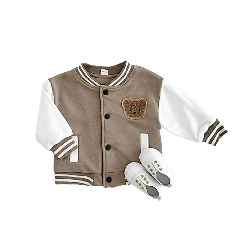 The Knox - Baby Boy Cartoon Bear Fleece Thick Jacket