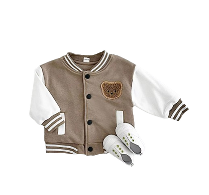 The Knox - Baby Boy Cartoon Bear Fleece Thick Jacket