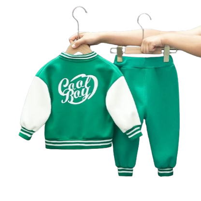 The Koen - Baby Boy  3pcs Set Baseball Coat + T-Shirt + Pants