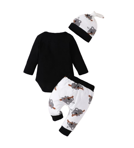 The Lane - 2pcs Koala Print Romper