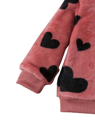 The Lilith - Baby Girl Pink Hooded Trouser + Pants