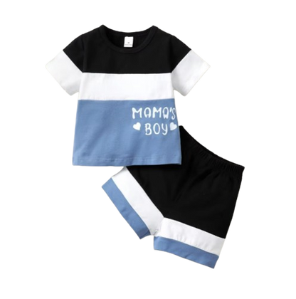 The Messiah - Baby Boy Mama's Boy Short Sleeve T-Shirt + Short Pants