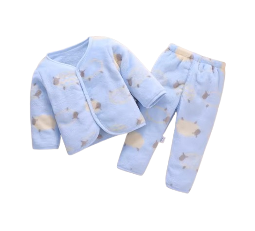 The Micah - Baby Unisex Flannel Cartoon Print Jacket