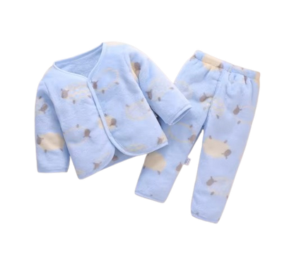 The Micah - Baby Unisex Flannel Cartoon Print Jacket