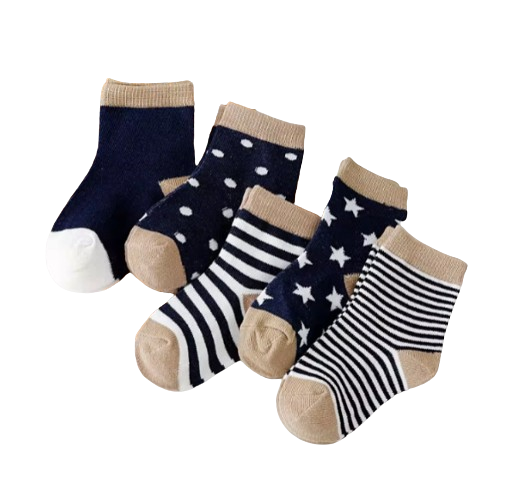 The Reese - Kids Pure Cotton Socks