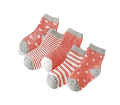 The Reese - Kids Pure Cotton Socks Red