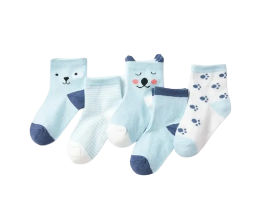 The Reese - Kids Pure Cotton Socks