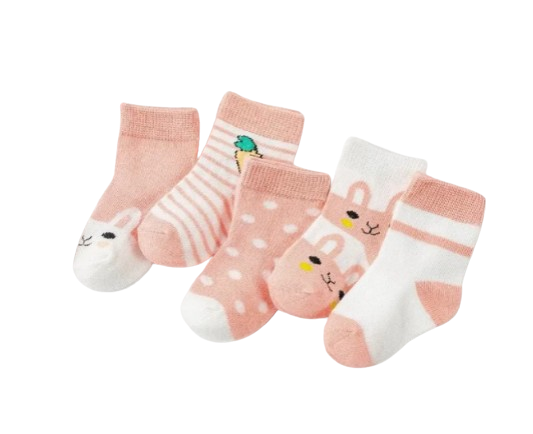 The Reese - Kids Pure Cotton Socks Orange