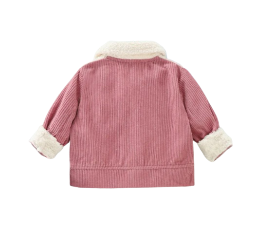 The Ryleigh - Baby Unisex Corduroy Patchwork Single-Breasted Jacket