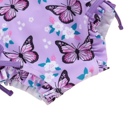 The Samara - Baby Girl Flower & Butterfly Print Bikini Swimsuits