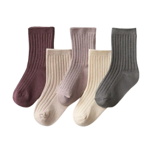 The Silas - Baby Unisex 5pairs Cotton Socks