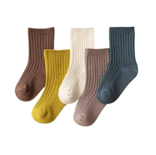 The Silas - Baby Unisex 5pairs Cotton Socks