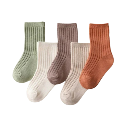 The Silas - Baby Unisex 5pairs Cotton Socks