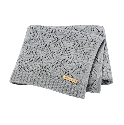 The Tate - Baby Unisex 90*70cm Diamond Design Knitted Blankets