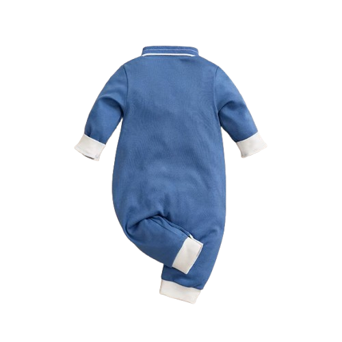 The Theo - Baby Boy Blue Preschool Cotton Bodysuit