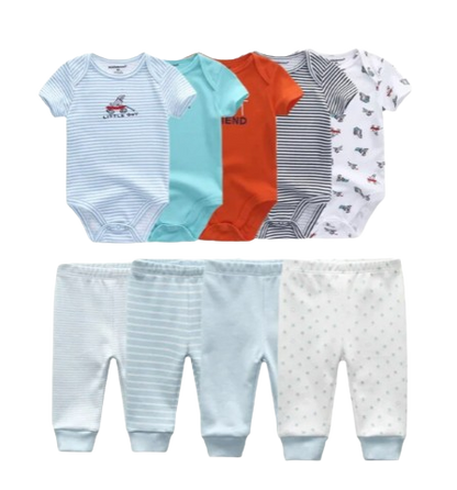 The Wyatt - Little Boy Cool Unisex Rompers + Pants