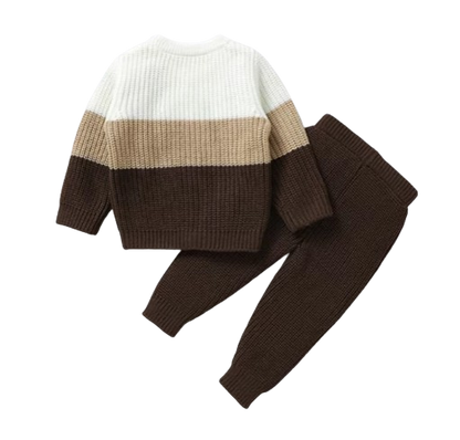 The Xander - Baby Unisex Knitted Long Sleeve Pullovers Jumpers + Trousers