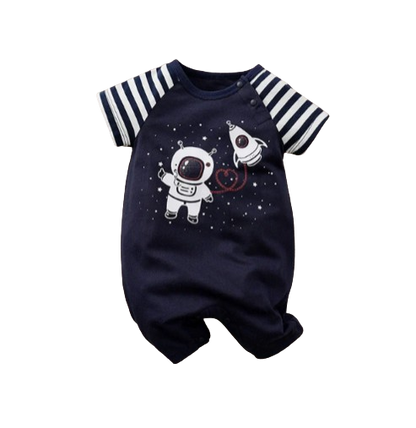 The Xavier - Baby Unisex Astronaut Print Jumpsuit