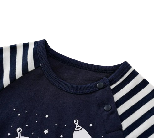 The Xavier - Baby Unisex Astronaut Print Jumpsuit