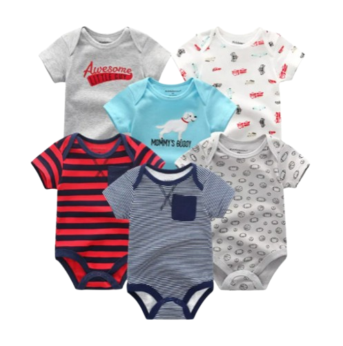 The Yen - 6pcs Unisex Romper/ Onesies - Awesome Set