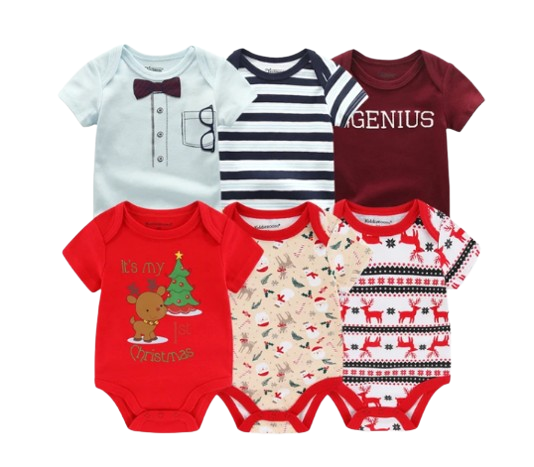 The Yen - 6pcs Unisex Romper/ Onesies - Cool Dude Set