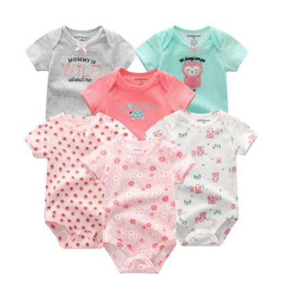 The Yen - 6pcs Unisex Romper/ Onesies - Mommy Is Wild Set