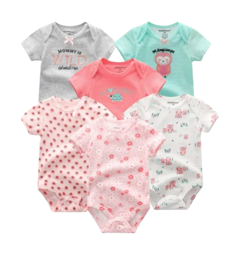 The Yen - 6pcs Unisex Romper/ Onesies - Mommy Is Wild Set