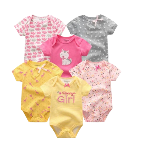 The Yen - 6pcs Unisex Romper/ Onesies - Mommy's Girl Set