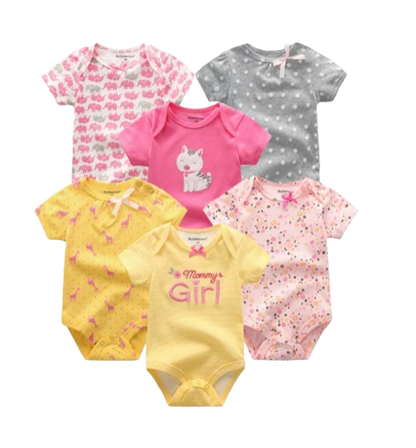 The Yen - 6pcs Unisex Romper/ Onesies - Mommy's Girl Set