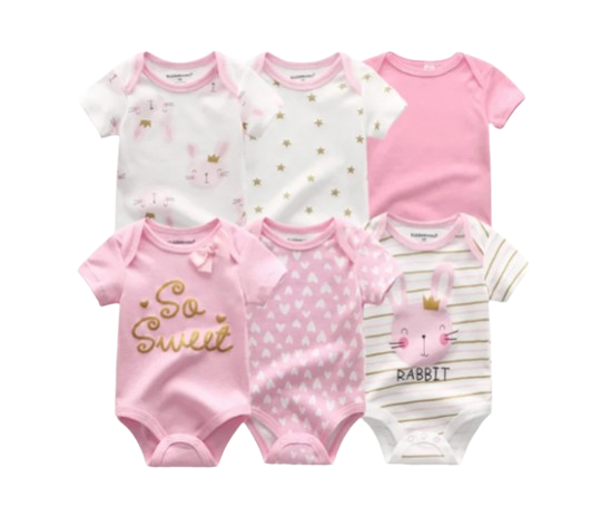 The Yen - 6pcs Unisex Romper/ Onesies - So Sweet Set