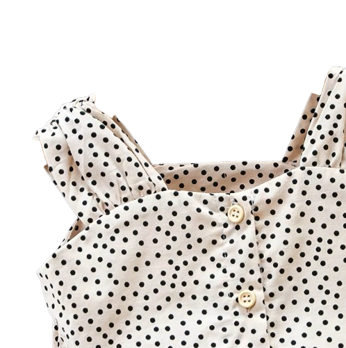 The Zoe - Baby Girl Polka Dots Tops + Shorts