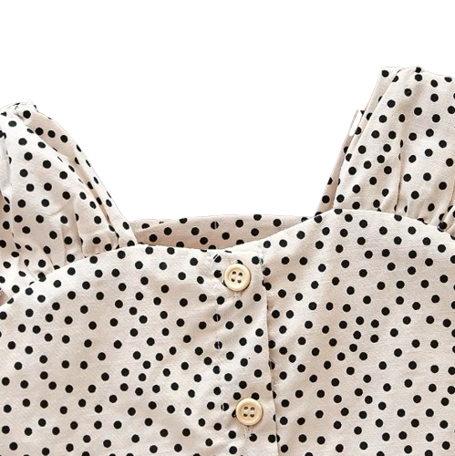 The Zoe - Baby Girl Polka Dots Tops + Shorts