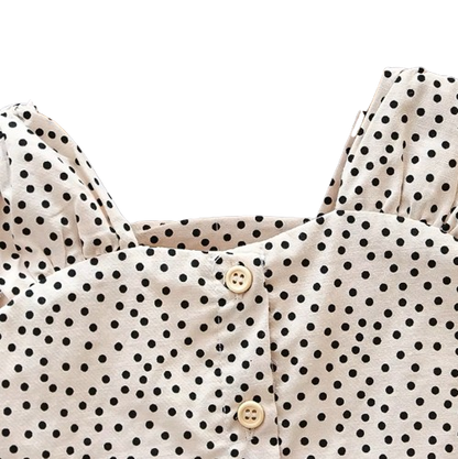 The Zoe - Baby Girl Polka Dots Tops + Shorts