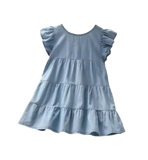 The Josie - Baby Girl Blue Dress Denim