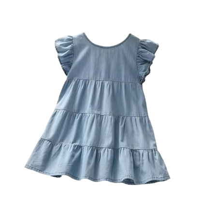 The Josie - Baby Girl Blue Dress Denim