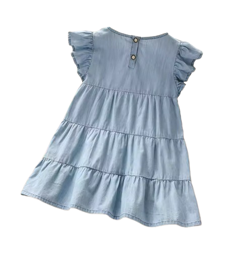 The Josie - Baby Girl Blue Dress Denim