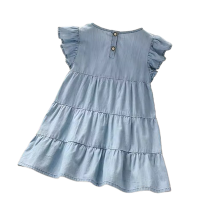 The Josie - Baby Girl Blue Dress Denim