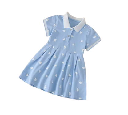 The Raelynn - Baby Girl Short Sleeve Princess Dress