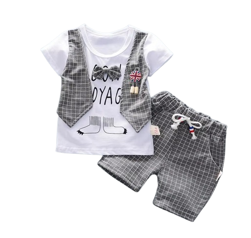 The Eric - Baby Boy Casual Costume T-Shirt + Shorts