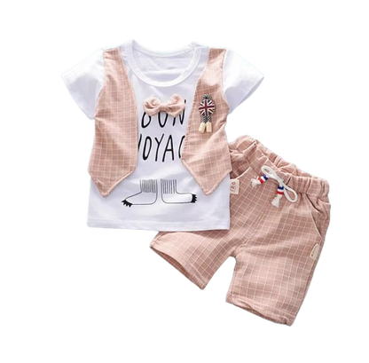 The Eric - Baby Boy Casual Costume T-Shirt + Shorts