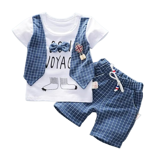 The Grant - Baby Boy Casual Costume T-Shirt + Shorts