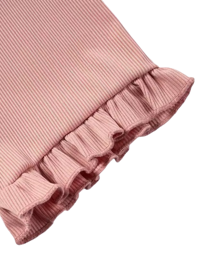 The Remi - Baby Girl Solid Casual Short Sleeved + Shorts